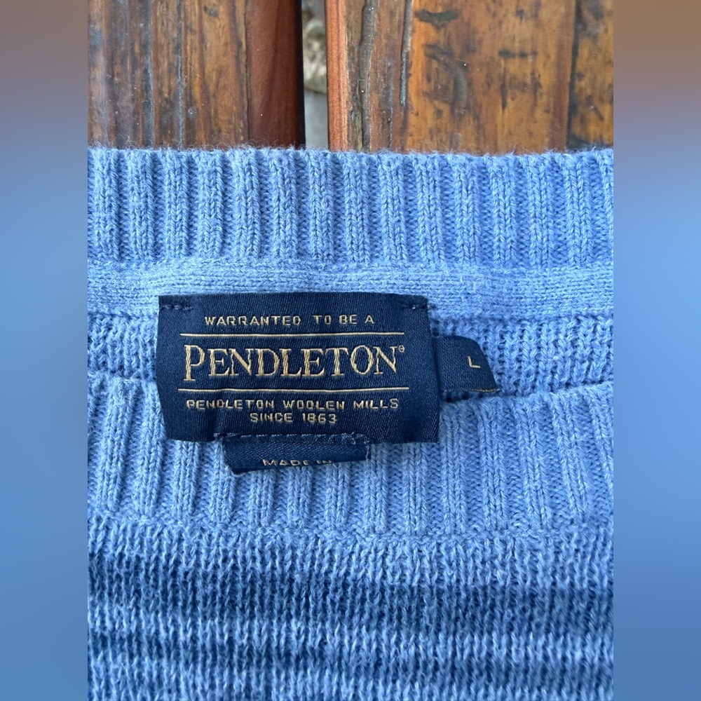 Pendleton Raglan Aztec Multicolor Patterned Crewn… - image 4